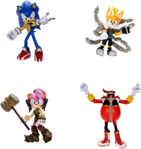 JAKKS SONIC SERIE 1 PERSONAGGI ARTICOLATI DA 13 CM SOGGETTO CASUALE